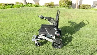 FOLD AND TRAVEL AUTO FOLDING ELECTRIC WHEELCHAIR