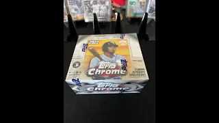 2022 Topps Chrome Jumbo Hobby Box   Part 1 of 4 - 12 SETS OF DUPLICATES IN 3 PACKS, YIKES!