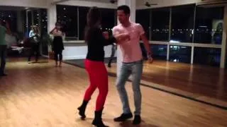 Bachata class: slow dip at Gold Coast salsa