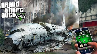 ✈ В центре города упал и разбился огромный самолет! Есть выжившие реальная жизнь в гта 5 моды gta 5