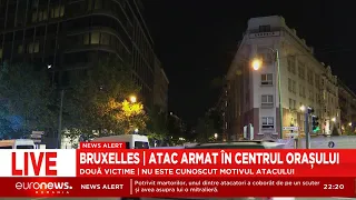 Atac armat în centrul Bruxelles-ului. Două persoane au murit