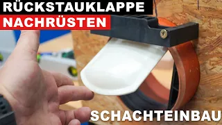 Rückstauklappe einbauen – so geht’s | Rückstauklappe nachrüsten Schachteinbau EasySafe - S