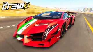 КУПИЛ LAMBORGHINI VENENO ЗА 925.000$! АВАРИЯ НА СКОРОСТИ 400 КМ/Ч И СЕКРЕТНЫЕ ТАЧКИ В THE CREW 2