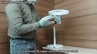 How to Assemble Xiaomi Smart Standing Fan 2 quick guide.