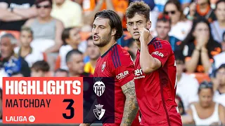 Highlights Valencia CF vs CA Osasuna (1-2)