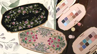 NEW GUCCI GORGEOUS FLORA EYESHADOW PALETTE VS ORIGINAL | GORGEOUS FLORA 02 VS FLORAL 01