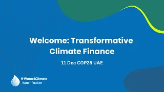 Welcome - Transformative Climate Finance