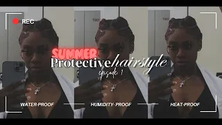 4 Cornrows | Summer Protective Hairstyles Episode 1