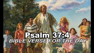 Bible Verse for the Day #72 - Psalm 37:4 "Delight yourself in the Lord,"