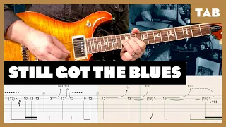 Still Got the Blues (live) Gary Moore Cover | Guitar Tab | Lesson | Tutorial | PRS SE McCarty 594