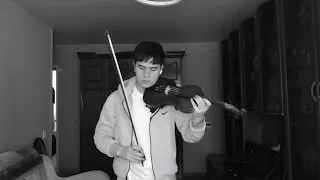 (белые розы). /violin cover Yuriy Shatunov.