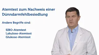 Atemtest zum Nachweis einer Dünndarmfehlbesiedlung - SIBO-Atemtest