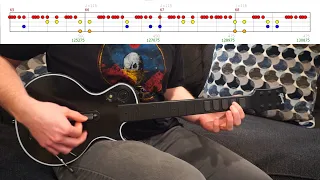 Meshuggah - "BLEED" Acoustic Guitar Cover played on a Guitar Hero Controller (With Tabs!)