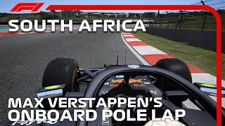 Max Verstappen's Pole Lap | 2021 South African Grand Prix