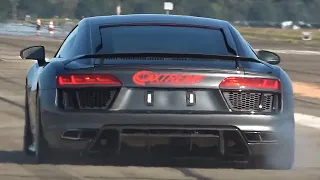 2000 HP Audi R8 V10 Huge Twin Turbos - EXTREME FAST ACCELERATION 0-346 km/h