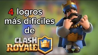 los LOGROS más DIFICILES de clash royale🤯