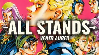 ALL STANDS IN VENTO AUREO