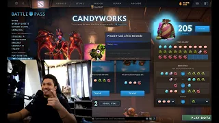 DOTA 2 - QOP ARCANA ON CANDYWORKS? WEEK 4 OF HUNTING ARCANA & AMATERASU! GIVEAWAY!