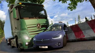 Dangerous Driving and Accidents #6 - BeamNG drive