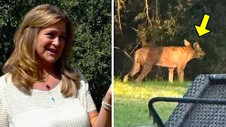 Woman Spots Strange Animal In Her Yard And Screams “Help”, But Nobody Expected To Find This