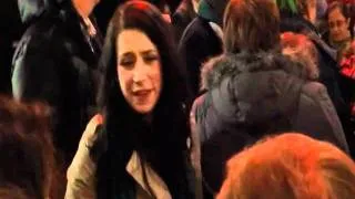 Danielle Hope & Michael Crawford's last stage door after 'The Wizard of Oz' (05.02.12)