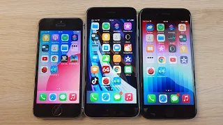 IPHONE SE 1 VS SE 2 VS SE 3 - ANTUTU TEST