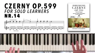 Czerny op.599 nr.14 Piano Tutorial | Practical Method for Beginners