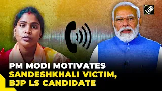 “Shakti Swaroopa…” PM Modi dials Sandeshkhali victim Rekha Patra, hails BJP candidate's courage