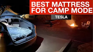 The Best Mattress for your Tesla in Camp Mode