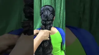 Messy Braid Hairstyle|how to prep Hair|Stepbystep|Bridal Hairstyle tutorial|latest Bridal Hairstyle