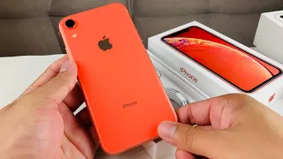 iPhone XR Coral UNBOXING in 2021!