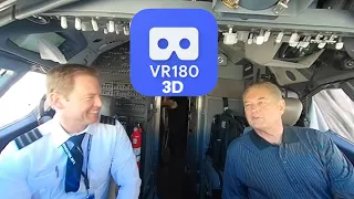 Dad visits for my PHX turn | Boeing 737 [VR180 3D]