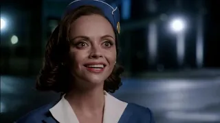 Christina Ricci has a special gift for President Kennedy - Pan Am spoof