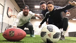 Регби против футбола - трюковые удары | Dude Perfect