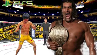 UFC4 Bruce Lee vs. Great Khali EA Sports UFC 4