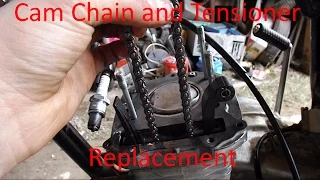How To Fix Motorcycle Engine Ticking Noise | Replacing A Timing Chain and Tensioner On A Motorcycle