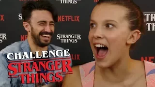 STRANGER THINGS CHALLENGE WITH ELEVEN AND WILL!!!