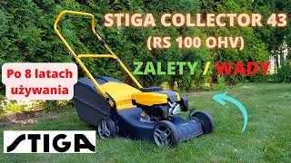 Stiga Collector 43 (RS100 OHV) Omówienie kosiarki spalinowej po 8 latach //Zalety i wady//Ogrodowo