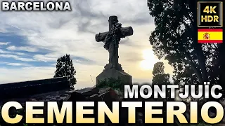 Cementerio de Montjuic Barcelona - Noviembre 2023 4K HDR más de Un millón de difuntos. #cemetery