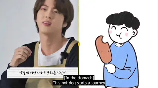 RUN BTS | the Hotdog Journey by Jin | eps 143