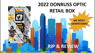 2022 Donruss Optic Football Retail Box Rip & Review! We finally go DOWNTOWN!!! Case Hit!