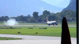 Lauda Air (Austrian Airlines) landing Innsbruck