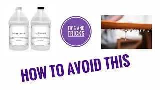 How to avoid epoxy resin drips #epoxy #resin #trick