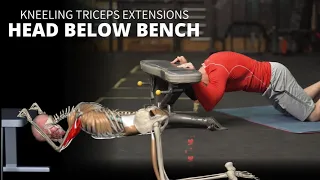 Head Below Bench Triceps Extension