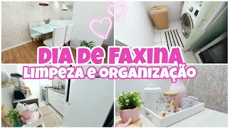 DIA DE FAXINA | LAVANDERIA E COZINHA LIMPA | ROTINA DONA DE CASA | ALMOÇO CASEIRO DELICIOSO