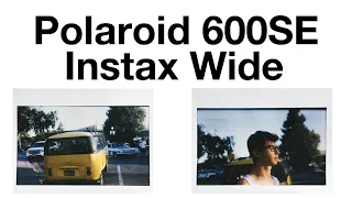 Polaroid 600SE Converted Fujifilm Instax Wide Instant FIlm Mini Video