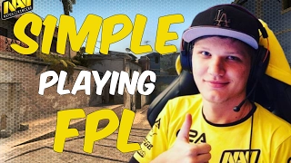 s1mple plays FPL on Mirage against ngiN | 2017.01.30.