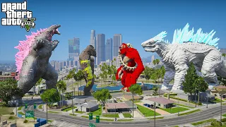 Godzilla x Kong vs Titanus Shimo, ScarKing - The New Empire ( GTA V Mods )