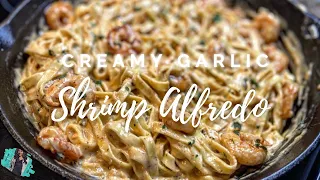 THE BEST HOMEMADE CREAMY SHRIMP ALFREDO DETAILED & EXPLAINED RECIPE  | QUICK & EASY WEEKNIGHT MEAL