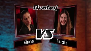 Elena vs. Nicole: "Back to Black" - The Voice of Croatia - Season1 - Battle2